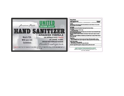 United Outdoor Supply lable jpg.jpg Label front and back - United Outdoor Supply lable jpg